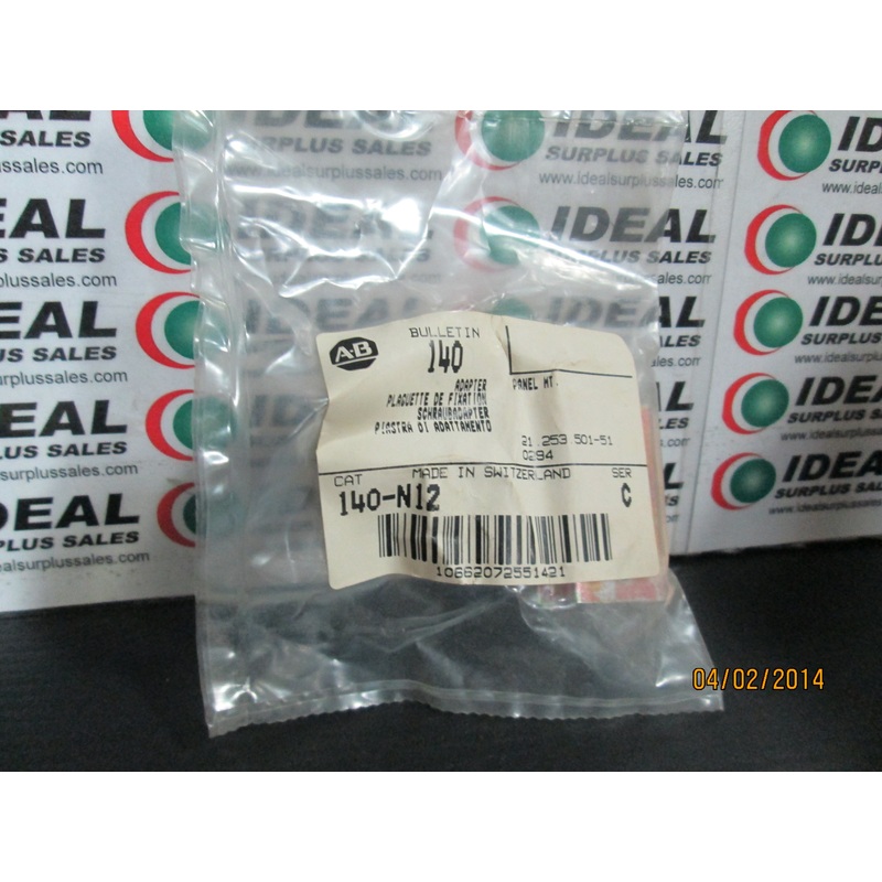 Allen Bradley 140-N12  Adapter Panel Mounting For Motor Starter