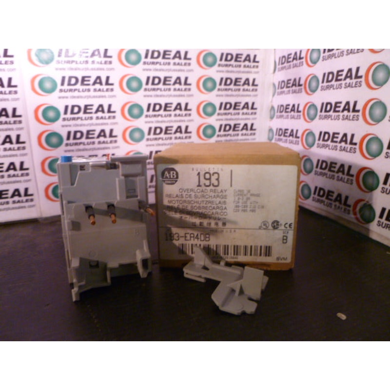 ALLEN BRADLEY 193EA4DB RELAY|Factory Sealed Packaging|New In Box|New No Box|Used|Reconditioned