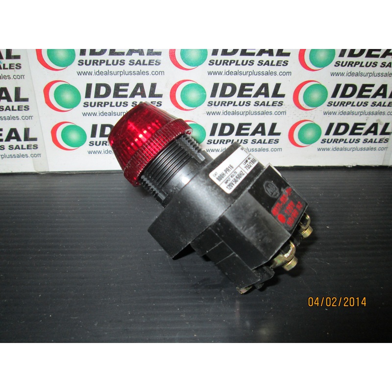ALLEN BRADLEY 800H-PR16R Red Lens Pilot Light 120V