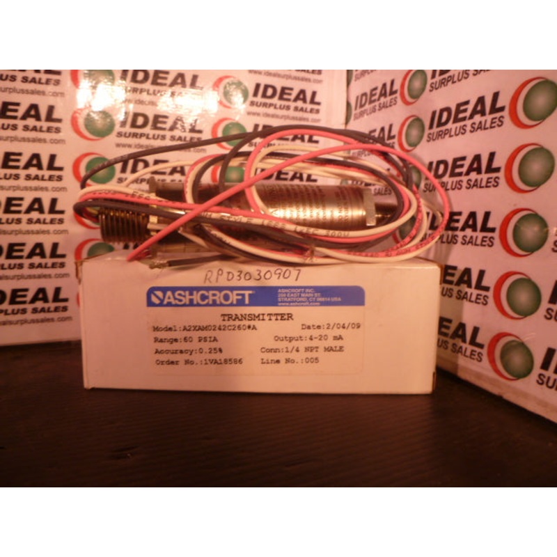 ASHCROFT A2XAM0242C260A TRANSMITTER