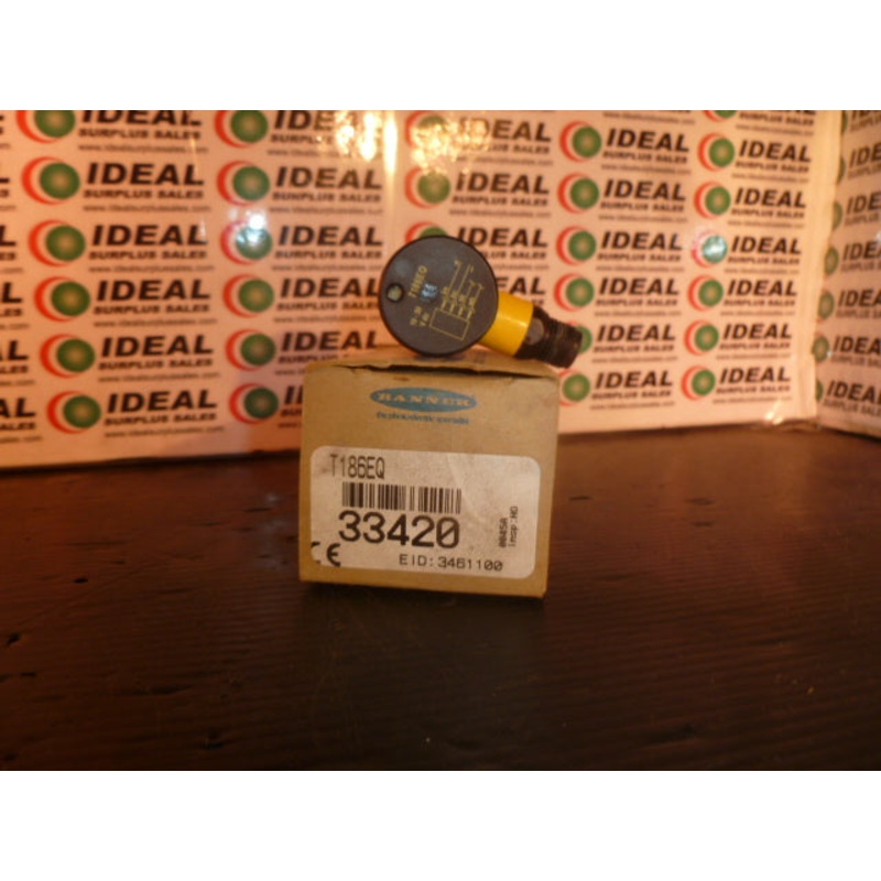 Banner T186EQ Photoelectric Emitter 33420 10-30VDC