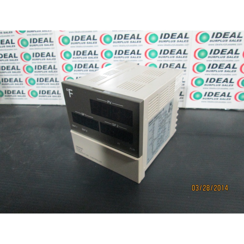 CONTROLLER, OMRON E5AX-DAA-F, MULTI RANGE, 100-240VAC, 50/60HZ, TEMPERATURE CONTROLLER