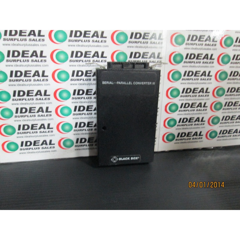 CONVERTER, BLACK BOX PI115A, SERIAL PARALLEL CONVERTER III, NO CORD