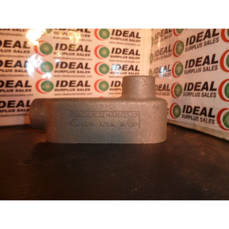 CROUSE HINDS LB19 CONDULET OUTLET LB BODY 1/2 NO BOX