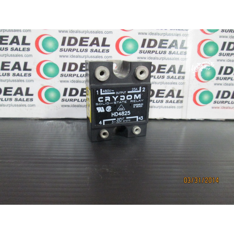 CRYDOM HD4825 RELAY|Factory Sealed Packaging|New In Box|New No Box|Used|Reconditioned