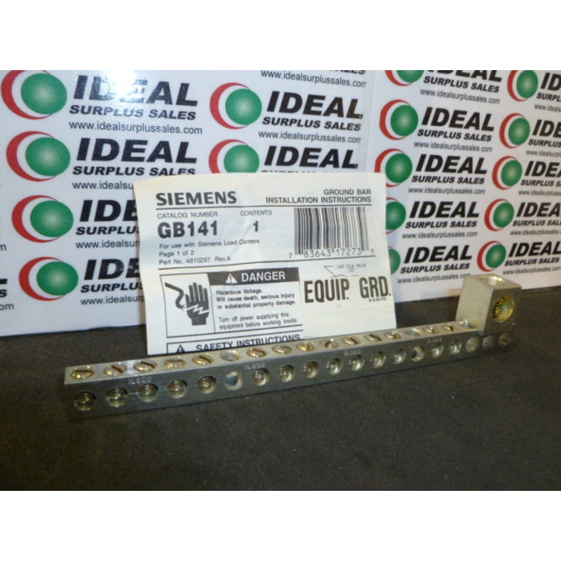 SIEMENS GB141|Factory Sealed Packaging|New In Box|New No Box|Used|Reconditioned