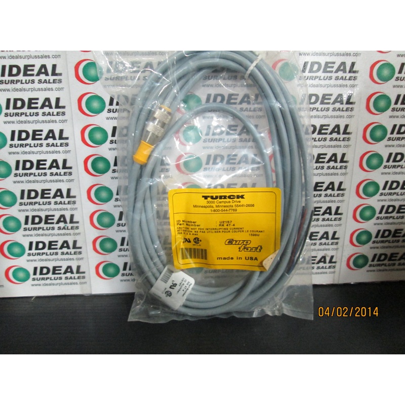 TURCK RK4T4 Actuator and Sensor Cordset