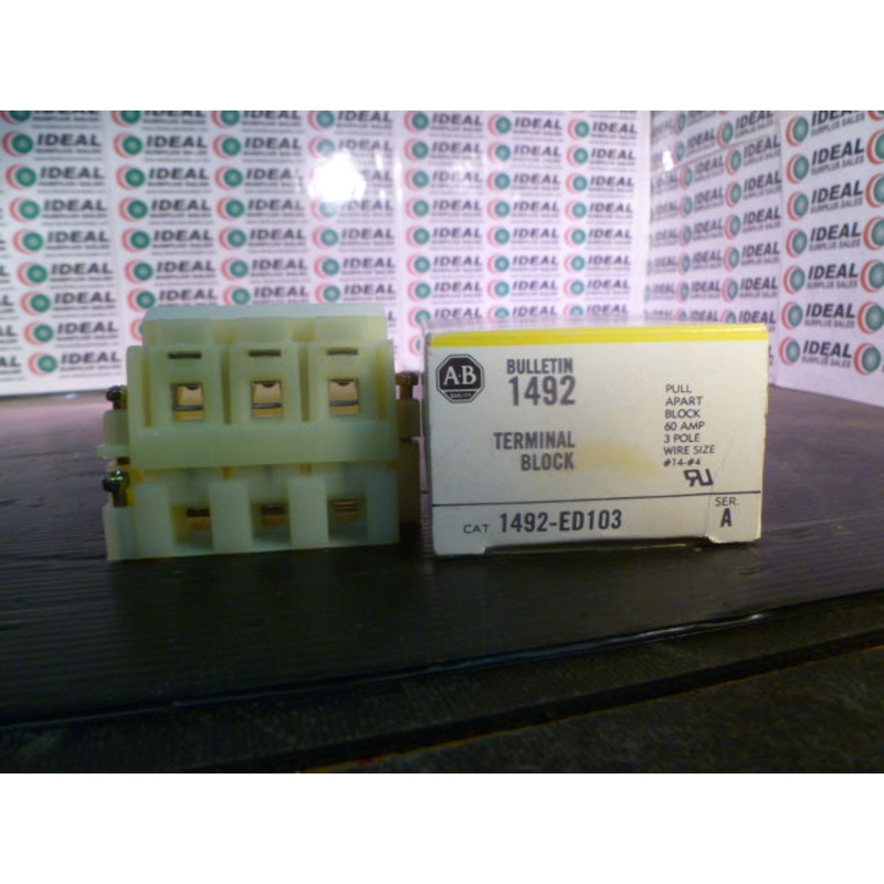 Allen Bradley 1492-ED103 Pull Apart Terminal Block