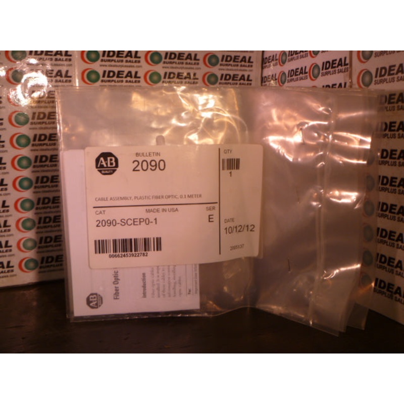 Allen Bradley 2090-SCEP0-1 Plastic Sercos Fiber Optic Cable .1M