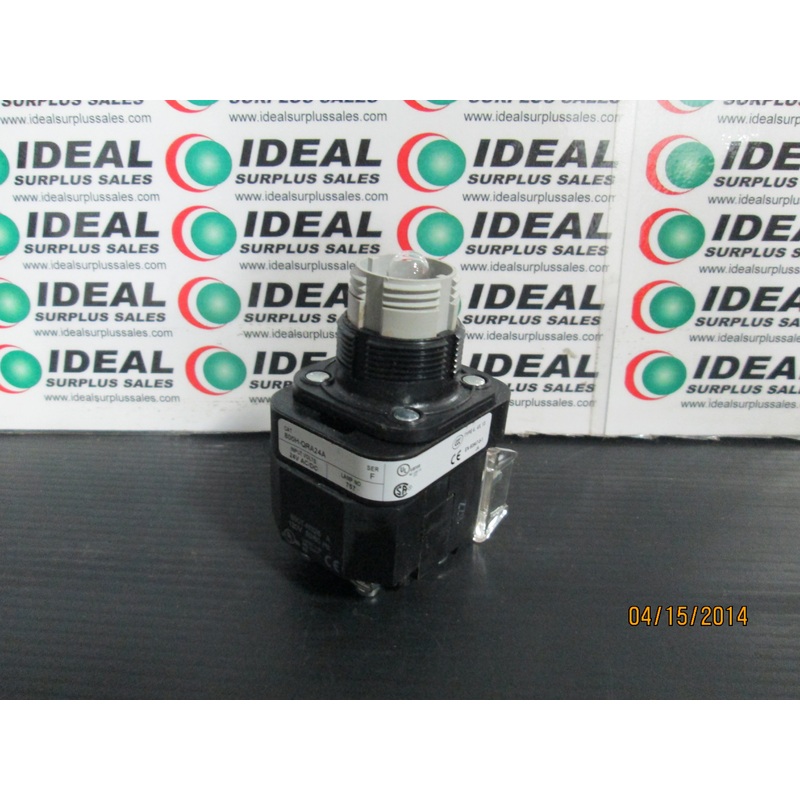 Allen Bradley 800H-QRA24A Illuminated Pushbutton Switch Only With Lamp