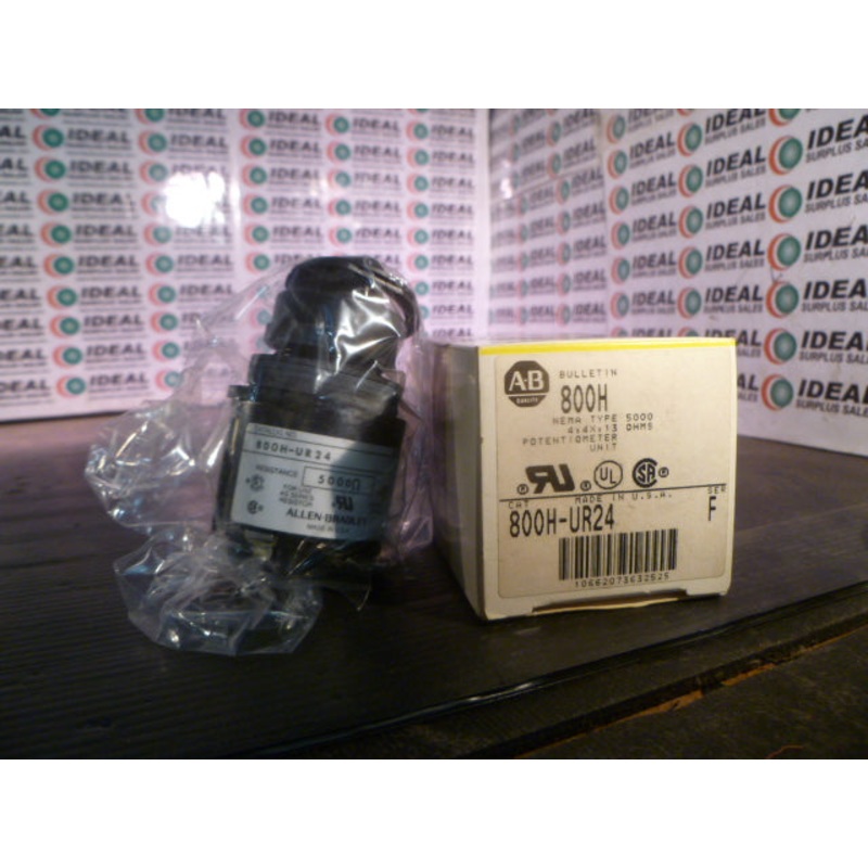 Allen Bradley 800H-UR24 Potentiometer Unit Type 4 4x,13 5000 OHMS