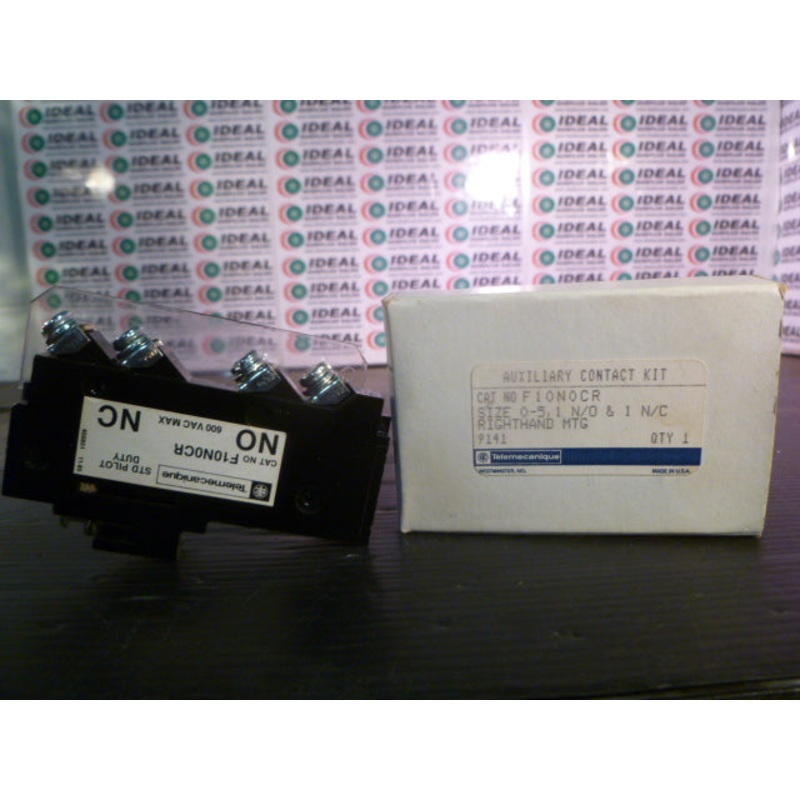 AUXILIARY CONTACT, TELEMECANIQUE – F10N0CR, RIGHTHAND