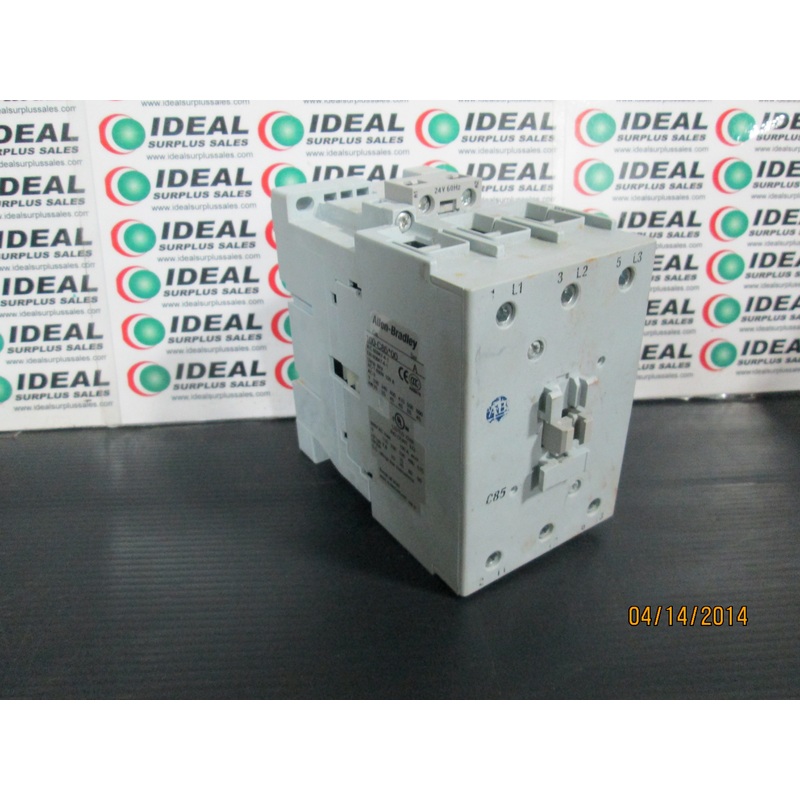 CONTACTOR, ALLEN BRADLEY 100-C85*00, SERIES A, 85A