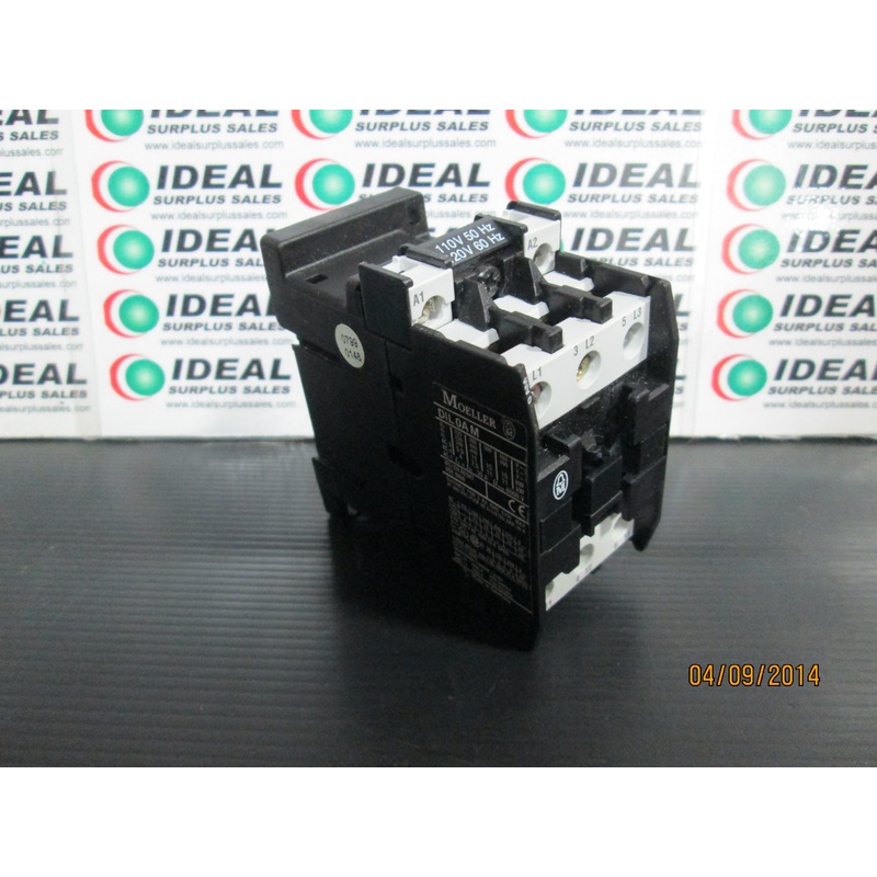 CONTACTOR, MOELLER DIL0AM, 110/50, 120/60