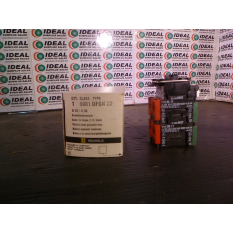 Square D DFSN22 Contact Block|Factory Sealed Packaging|New In Box|New No Box|Used|Reconditioned