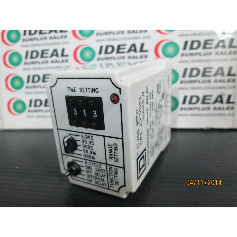 Square D Timing Relay 9050JCK70V14