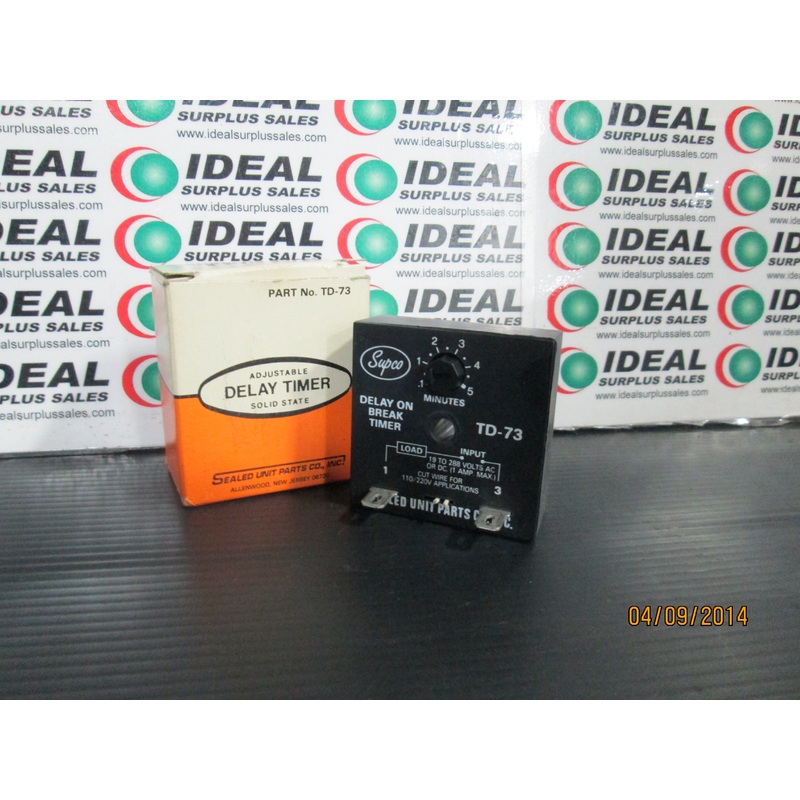 SUPCO TD73|Factory Sealed Packaging|New In Box|New No Box|Used|Reconditioned