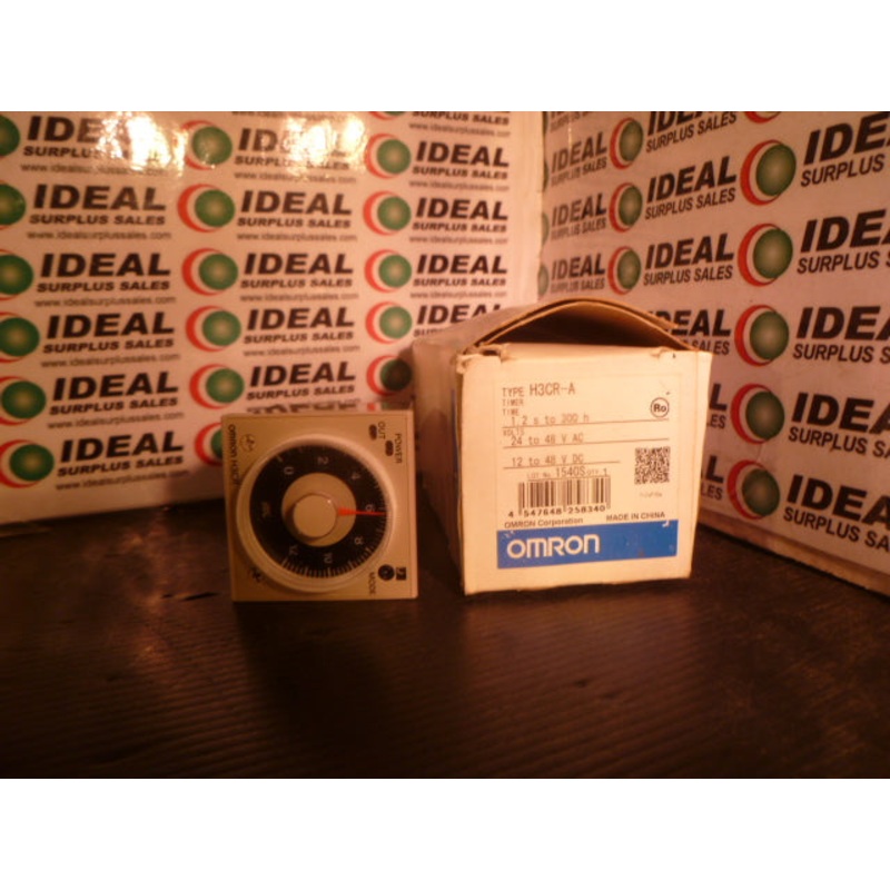 TIMER, OMRON – H3CR-A, 1.2S TO 300H, 24 TO 48 VAC