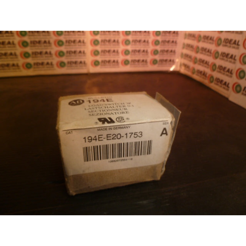 Allen Bradley 194E-E20-1753 Safety Disconnect 25Amp  690V 3Pole