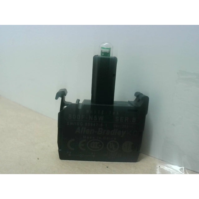 Allen Bradley 800F-N5W 22mm LED Integrated Latch Mount 120VAC