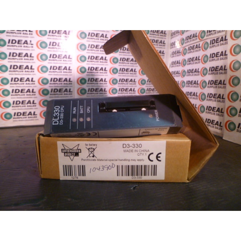 Automation Direct D3-330 PLC CPU Module PLC Direct