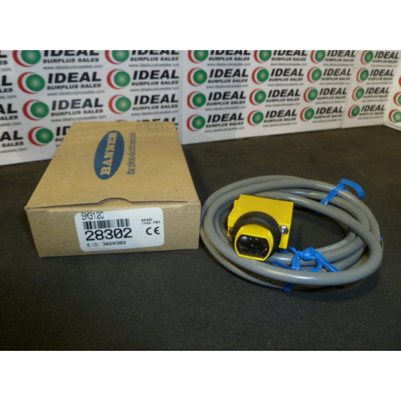Banner SM312C Mini Beam Photoelectic Sensor 28302