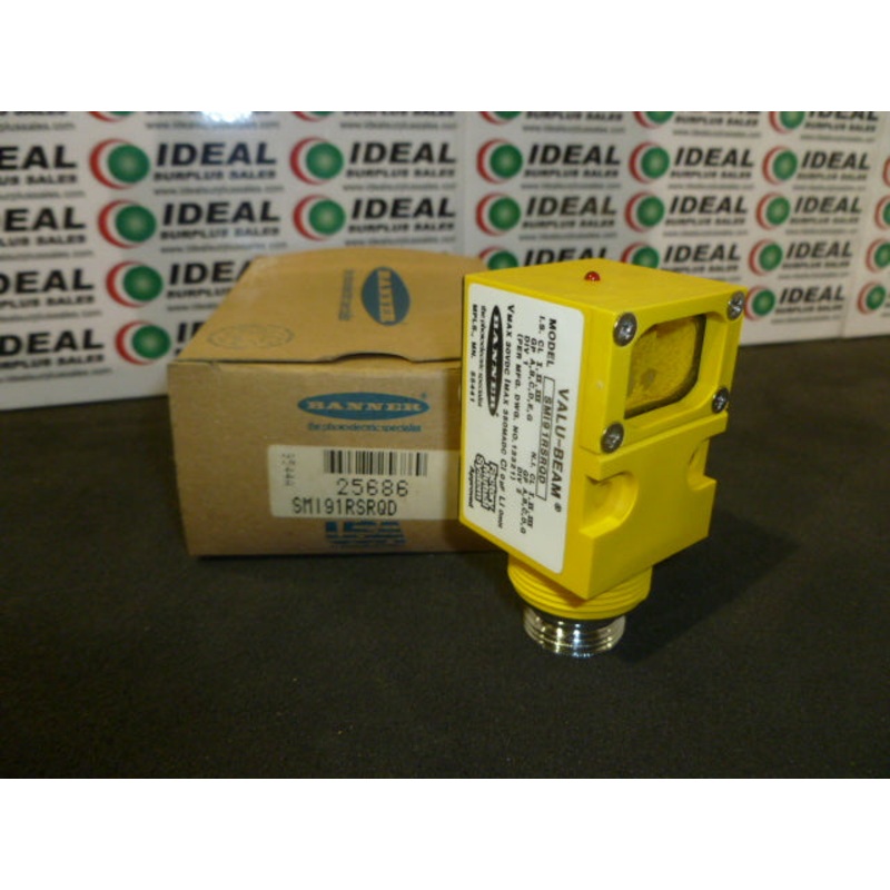 BANNER  SMI91RSRQD – VALU-BEAM: RECEIVER; RANGE: 3 M; INPUT: 10-30V DC;