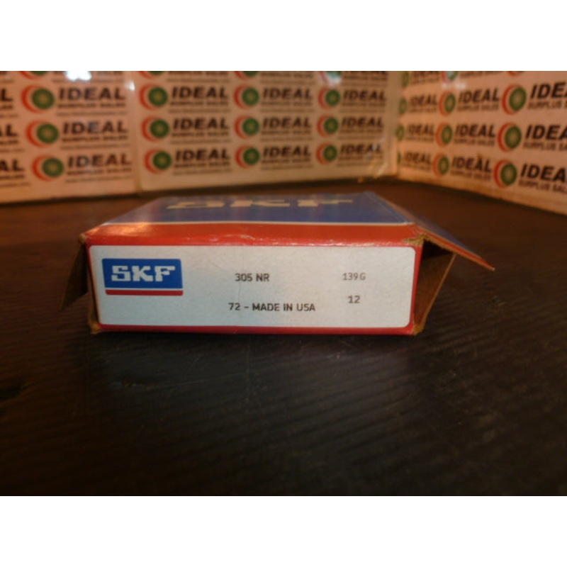BEARING, SKF – 305NR|Factory Sealed Packaging|New In Box|New No Box|Used|Reconditioned