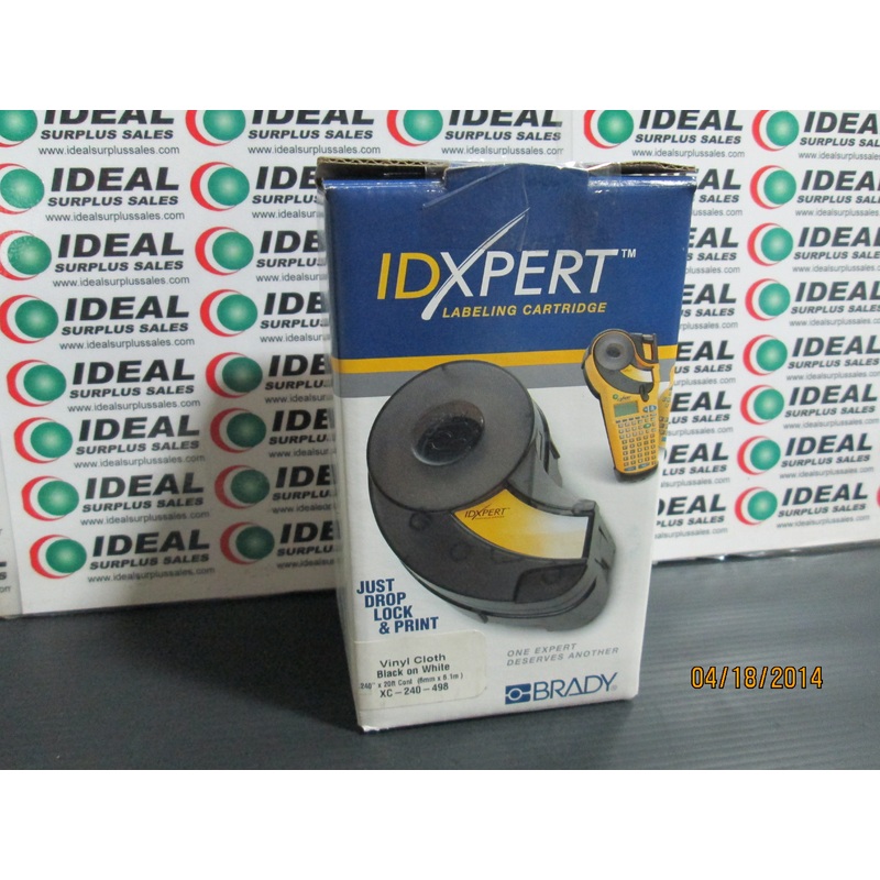 BRADY XC240498 CARTRIDGE|Factory Sealed Packaging|New In Box|New No Box|Used|Reconditioned