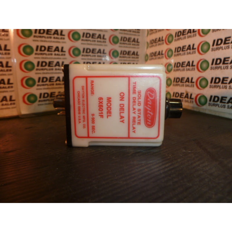 DAYTON 6X601F RELAY|Factory Sealed Packaging|New In Box|New No Box|Used|Reconditioned