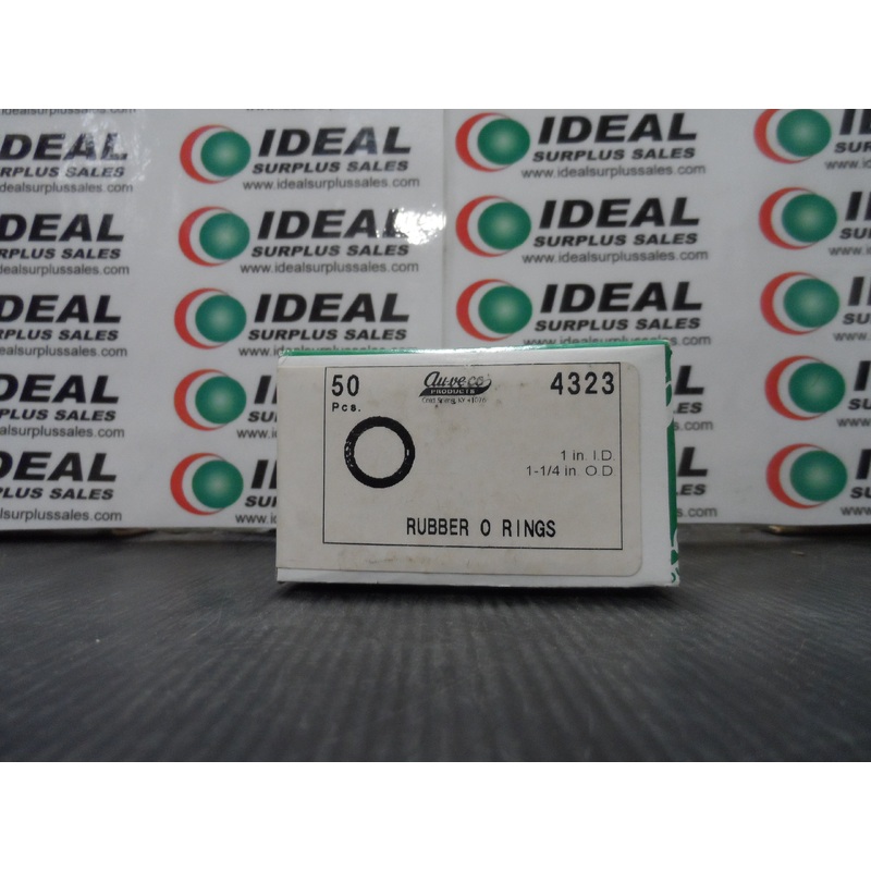 Auveco Products 4323 Rubber O-Rings 1 ID x 1-1/4 OD (50 PCS)