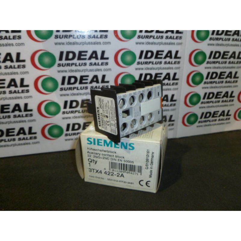 SIEMENS 3TX44222A BLOCK|Factory Sealed Packaging|New In Box|New No Box|Used|Reconditioned