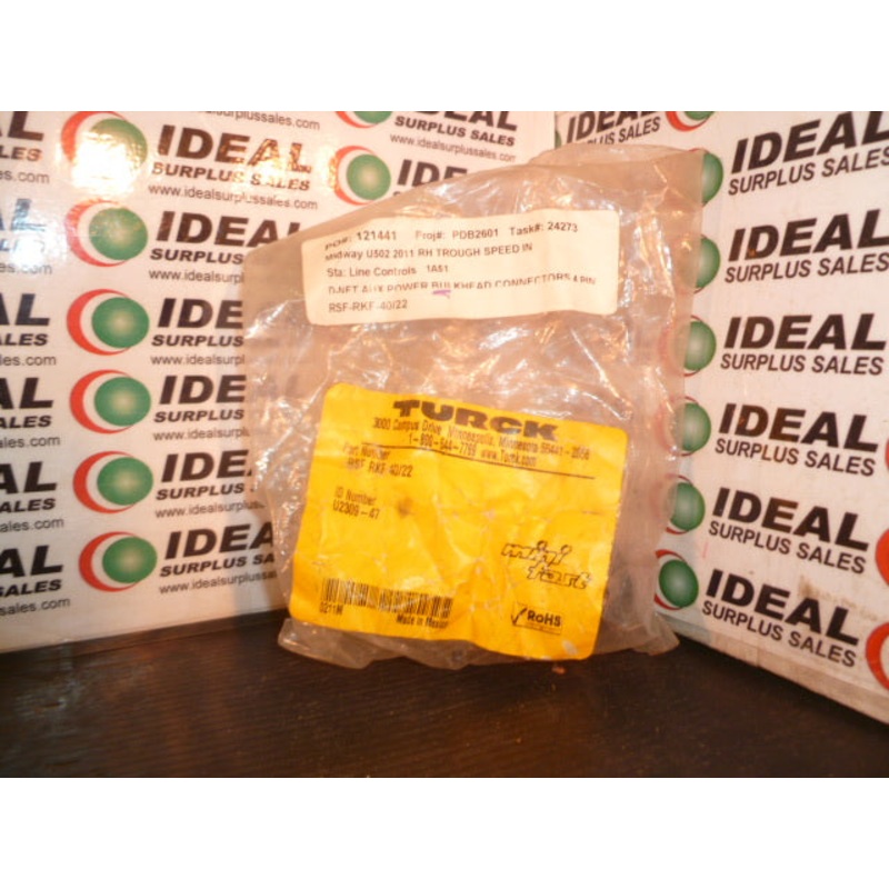 TURCK RSFRKF4022 Double-Ended Receptacle Connector
