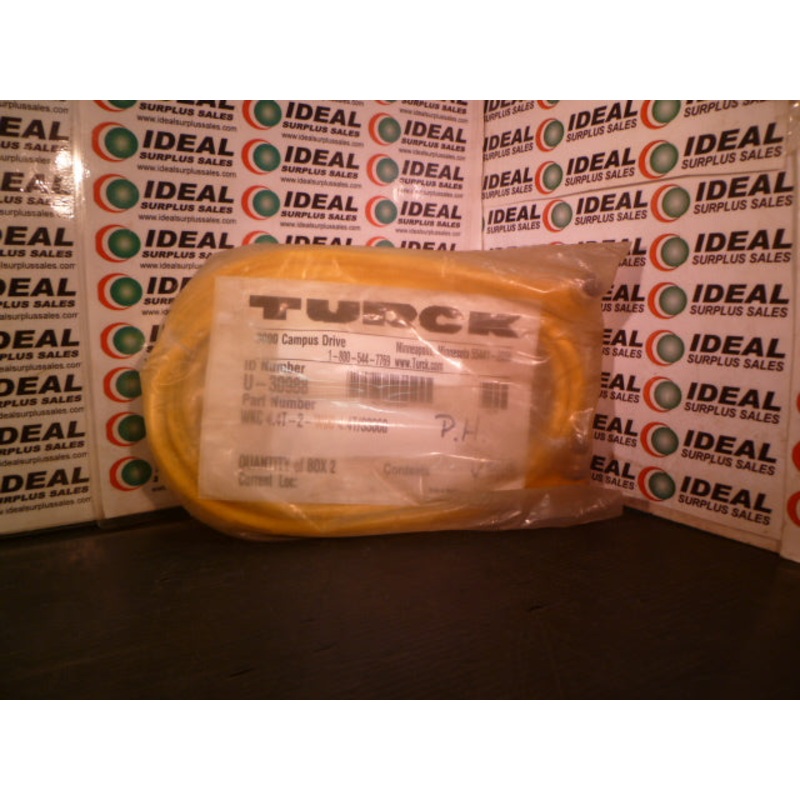 TURCK WKC44T2WSC44TS3060 Eurofast Double Ended Cordset