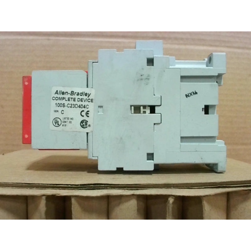 Allen Bradley 100S-C23D404C /A /C Safety Contact w/ AB 100S-F AB 100-C09*400 or AB 100-C23*400