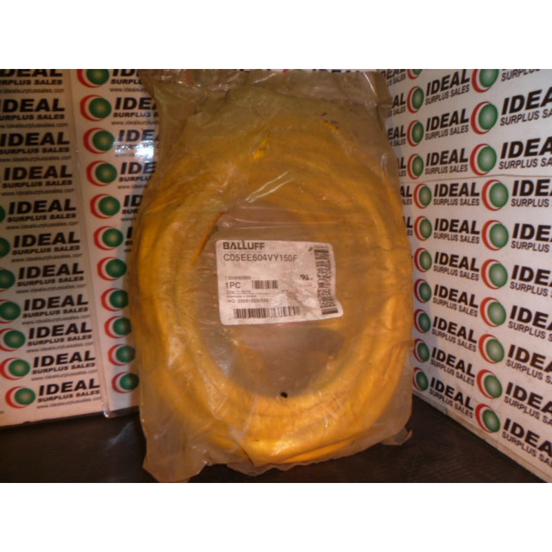 BALLUFF C05EE604VY150F CABLE|Factory Sealed Packaging|New In Box|New No Box|Used|Reconditioned