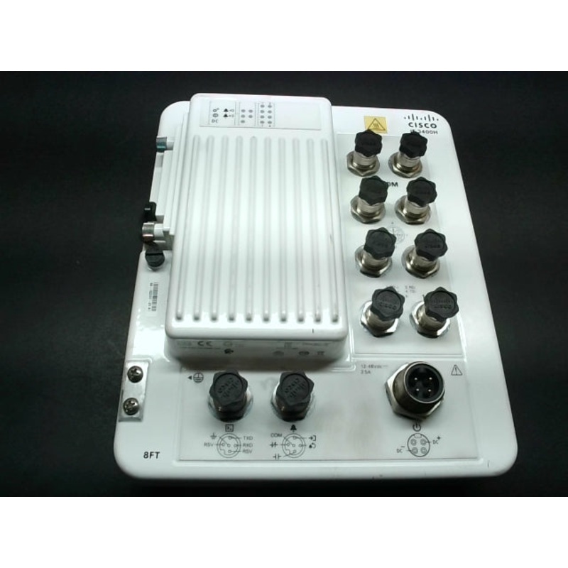 Cisco Catalyst IE-3400H-8FT Heavy Duty Switch w/ Mounting Bracket IE3400 Series