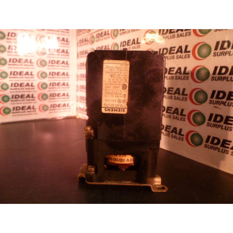 Siemens 3TA1014-7Q Coil 110V 50/60Hz 2NO-2NC