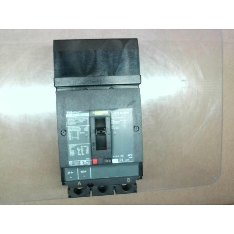 Square D HJA260201 PowerPact 20 Amp 600V 2 Pole Circuit Breaker