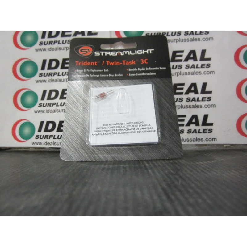STREAMLIGHT 610008 BULB|Factory Sealed Packaging|New In Box|New No Box|Used|Reconditioned