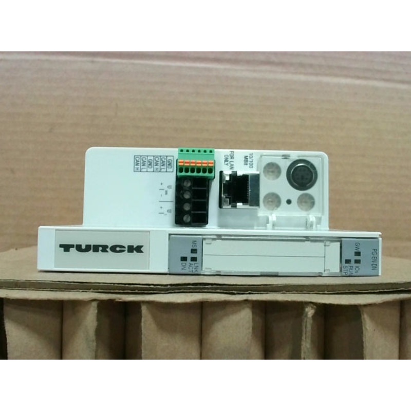 Turck BL20-PG-EN-DN-JA Programmable DeviceNet Gateway for BL20 Systems 24VDC