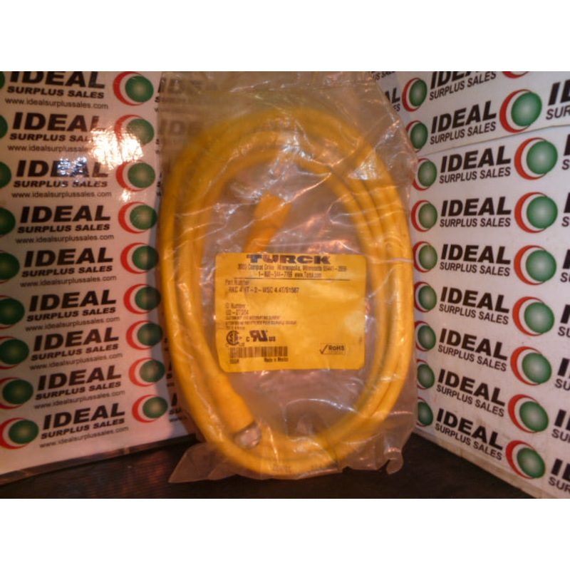 TURCK RKC44T2WSC44TS1587 Eurofast Cordset