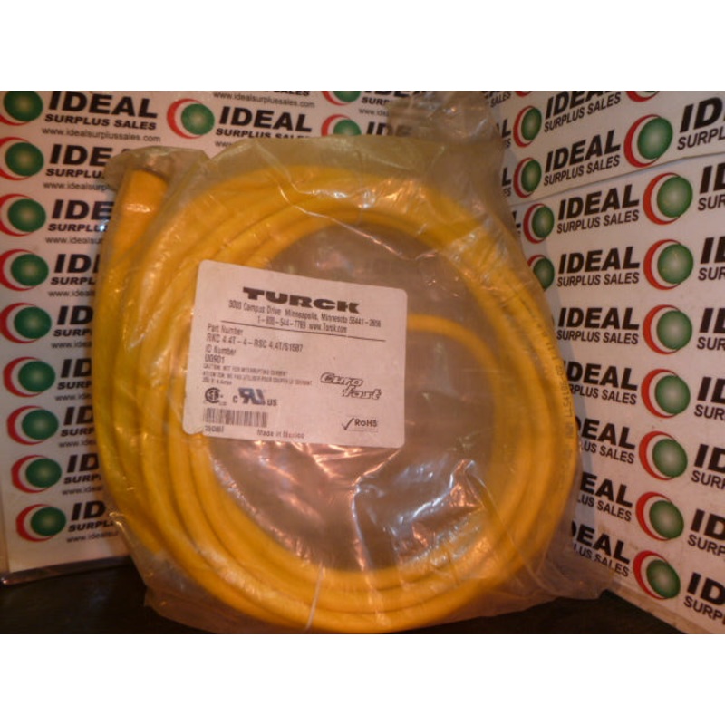 TURCK RKC44T4RSC44TS1587 Double Ended Cordset