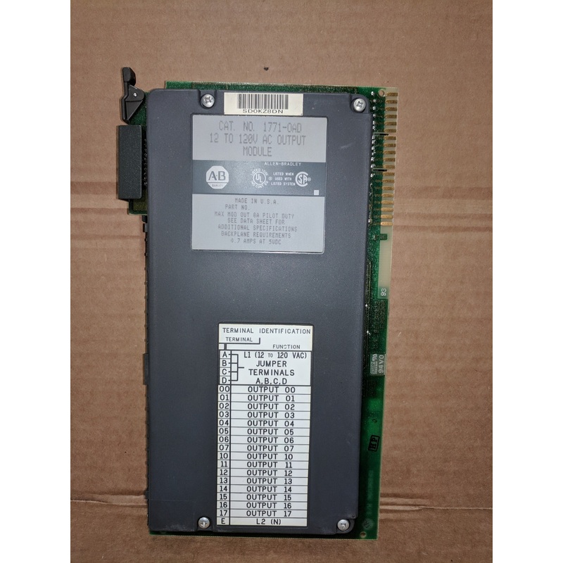 Allen Bradley 1771-0AD AC Output Module 1771-OAD