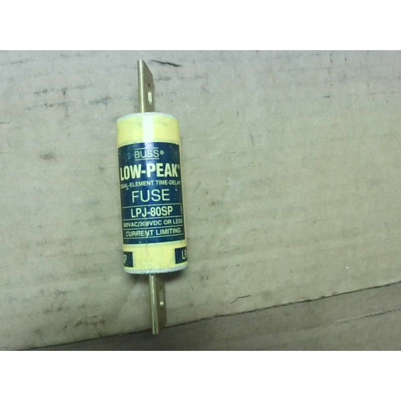 Bussmann LPJ-80SP  80A Time Delay Fuse 600V Class J Dual Element