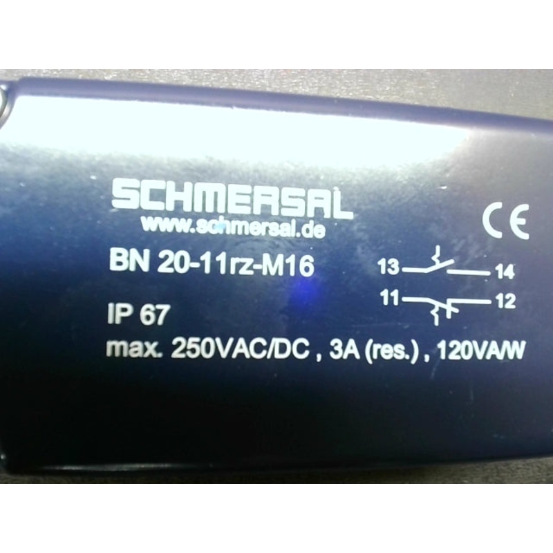 Schmersal BN20-11Rz-M16 Safety Magnetic Switch 250VAC/DC 3A 120VA/W