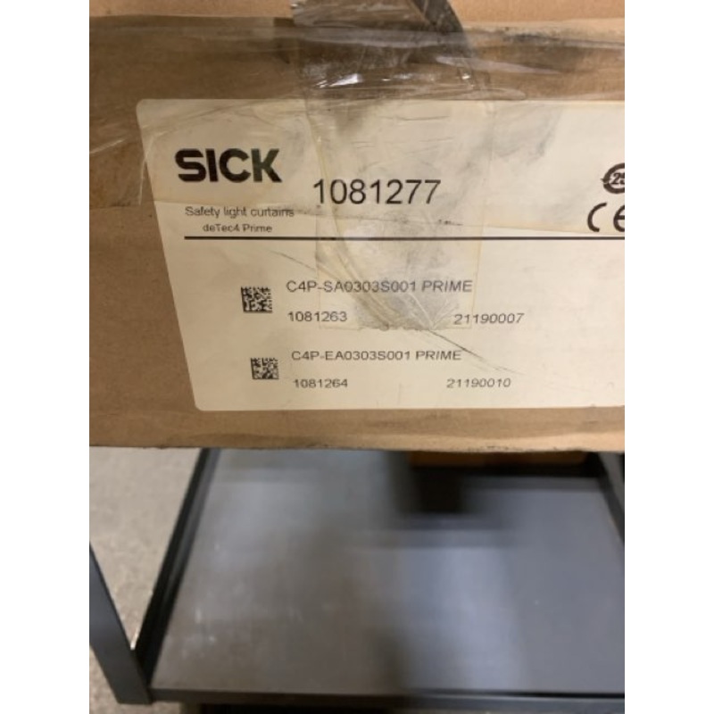 Sick 1081277 Sender & Receiver Light Curtain Set w/ 1081263 & 1081264 DeTec4 12