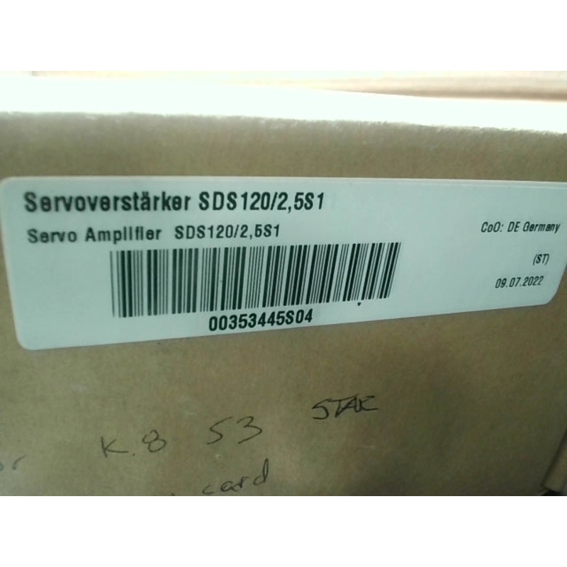 Siemens 00353445 Servo Amplifier Board SDS120/2-5S1-03
