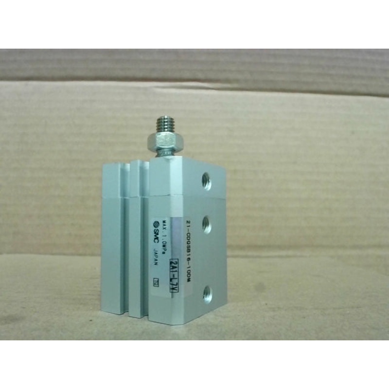 SMC 21-CDQSB16-10DM Compact Pneumatic Cylinder 16mm Bore 10mm Stroke