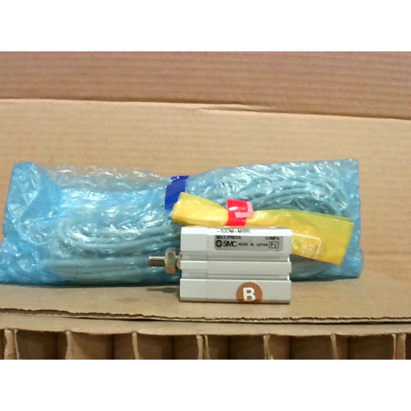 SMC 21-CDQSB16-10DM-M9BL Compact Pneumatic Cylinder 16mm Bore 10mm Stroke